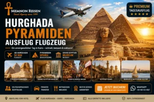 Hurghada Pyramiden Ausflug Flugzeug