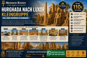 Hurghada nach Luxor Kleingruppe | Tal der Könige & Karnak