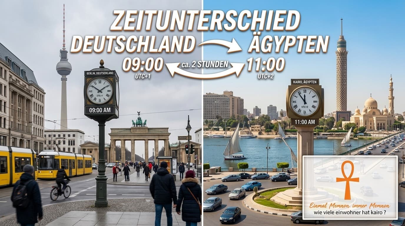 zeitunterschied deutschland ägypten