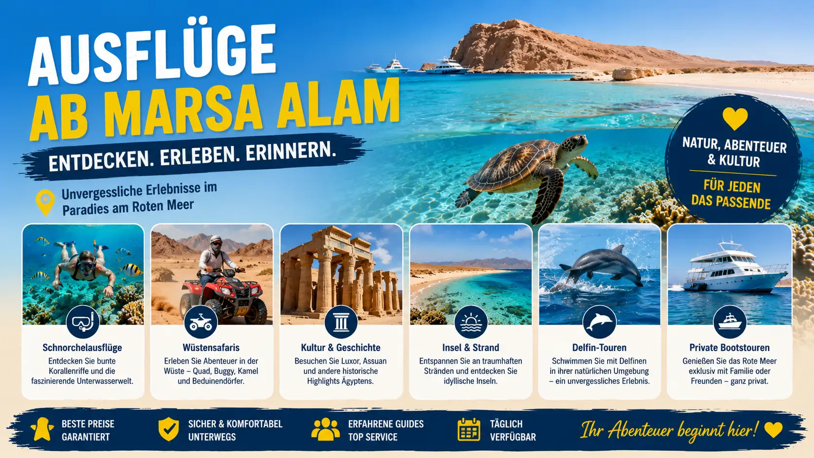 Quad Safari in der Wüste bei Hurghada
