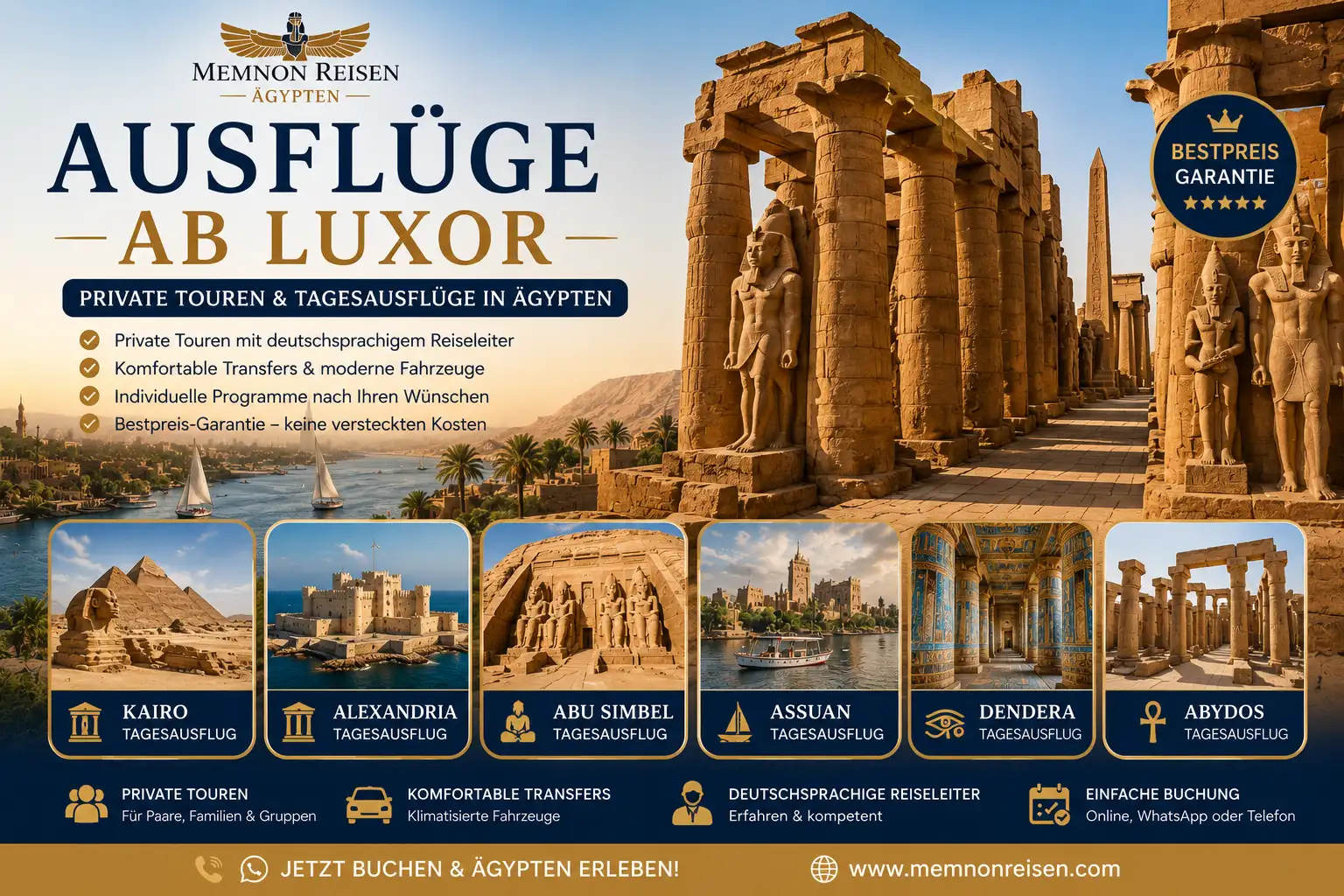 Ausflüge ab Luxor