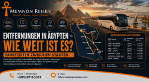 Entfernungen in Ägypten – Wie weit ist es? Fahrtzeiten zwischen Städten