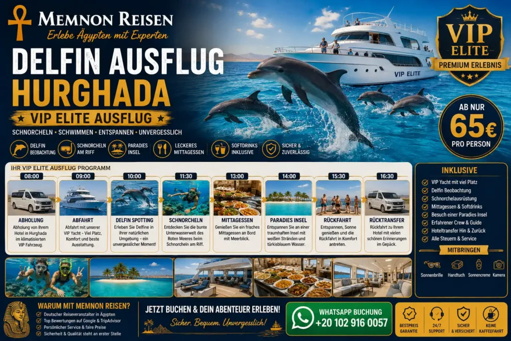 Delfin Ausflug Hurghada - VIP Elite Ausflug