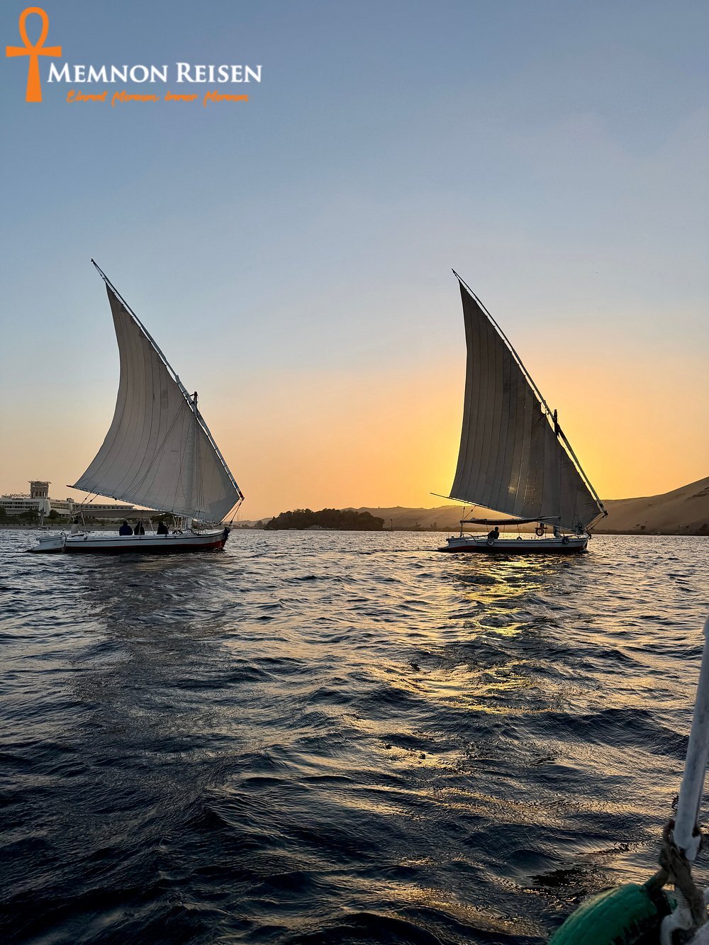 Felucca Segelboot auf dem Nil