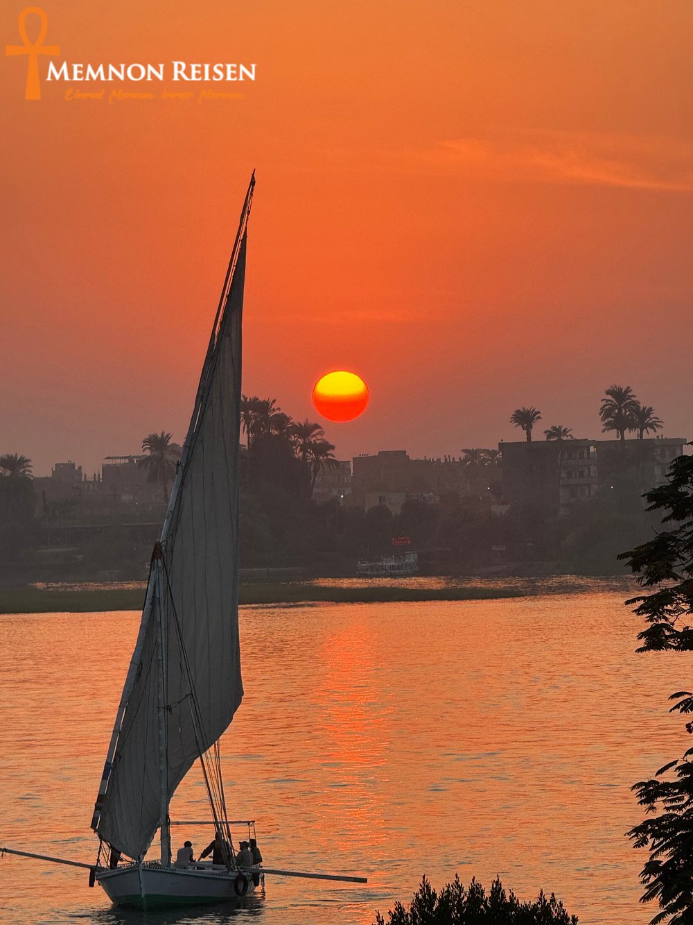 Private Nilfahrt Luxor Sonnenuntergang