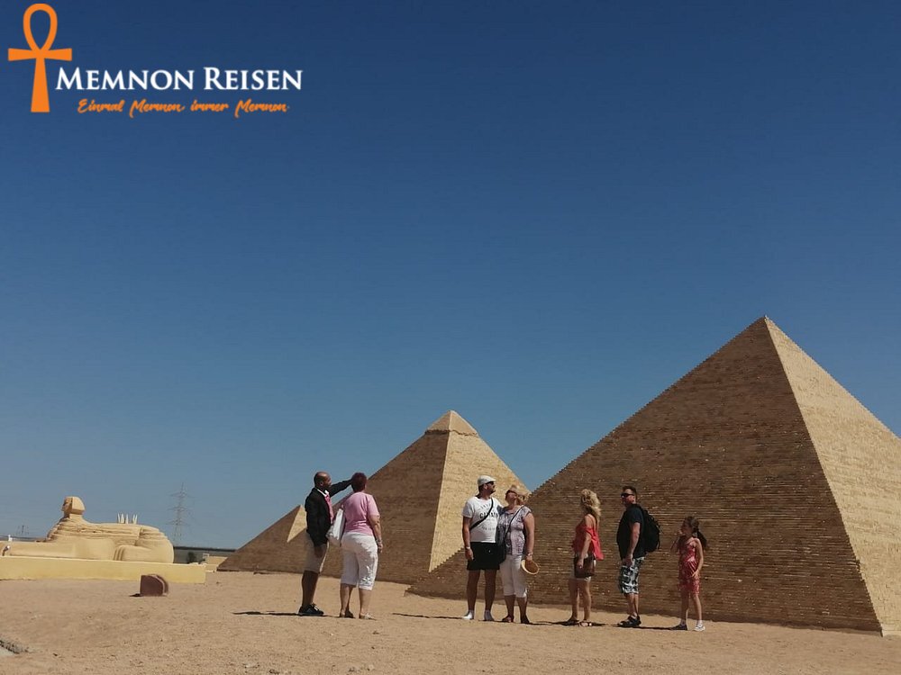 the-giza-pyramids-now Mini Egypt Park Hurghada : Preise, Eintritt und Transfer 2027