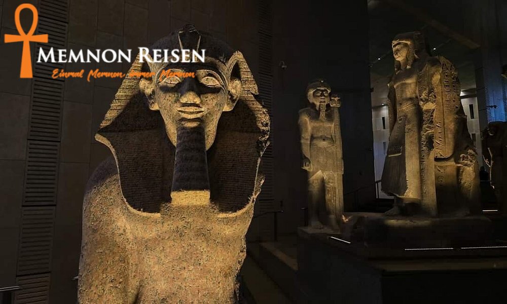 grand-egyptian-museum Kairo mit Flugzeug ab Hurghada für Senioren